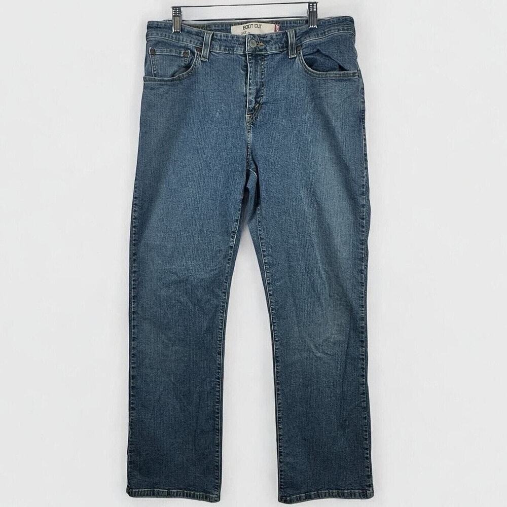 Levis 515 Jean Size 16 Stretch Denim Boot Cut Flare Mid Rise Western Y2K Cowgirl